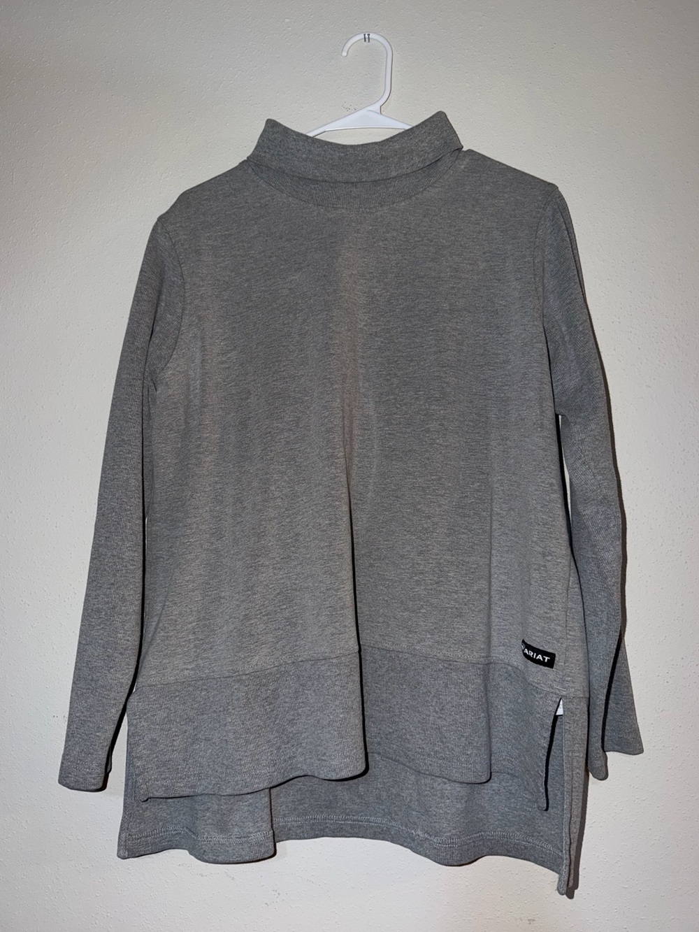 Ariat Gray Funnel Neck Pullover